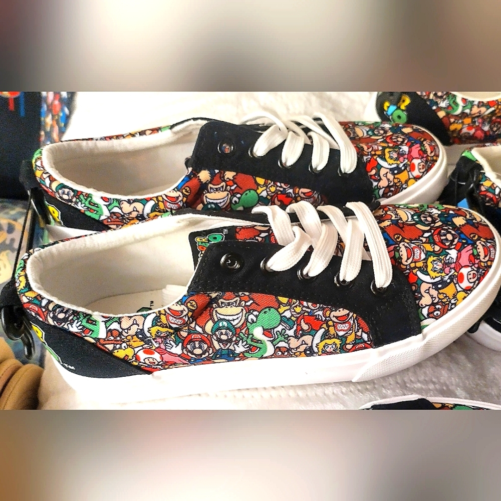 Mario Bros Sneakers size 2,3,4,5,6